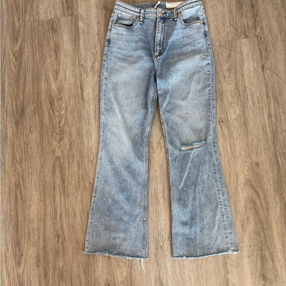 Rag & Bone Blue cropped Denim Jeans